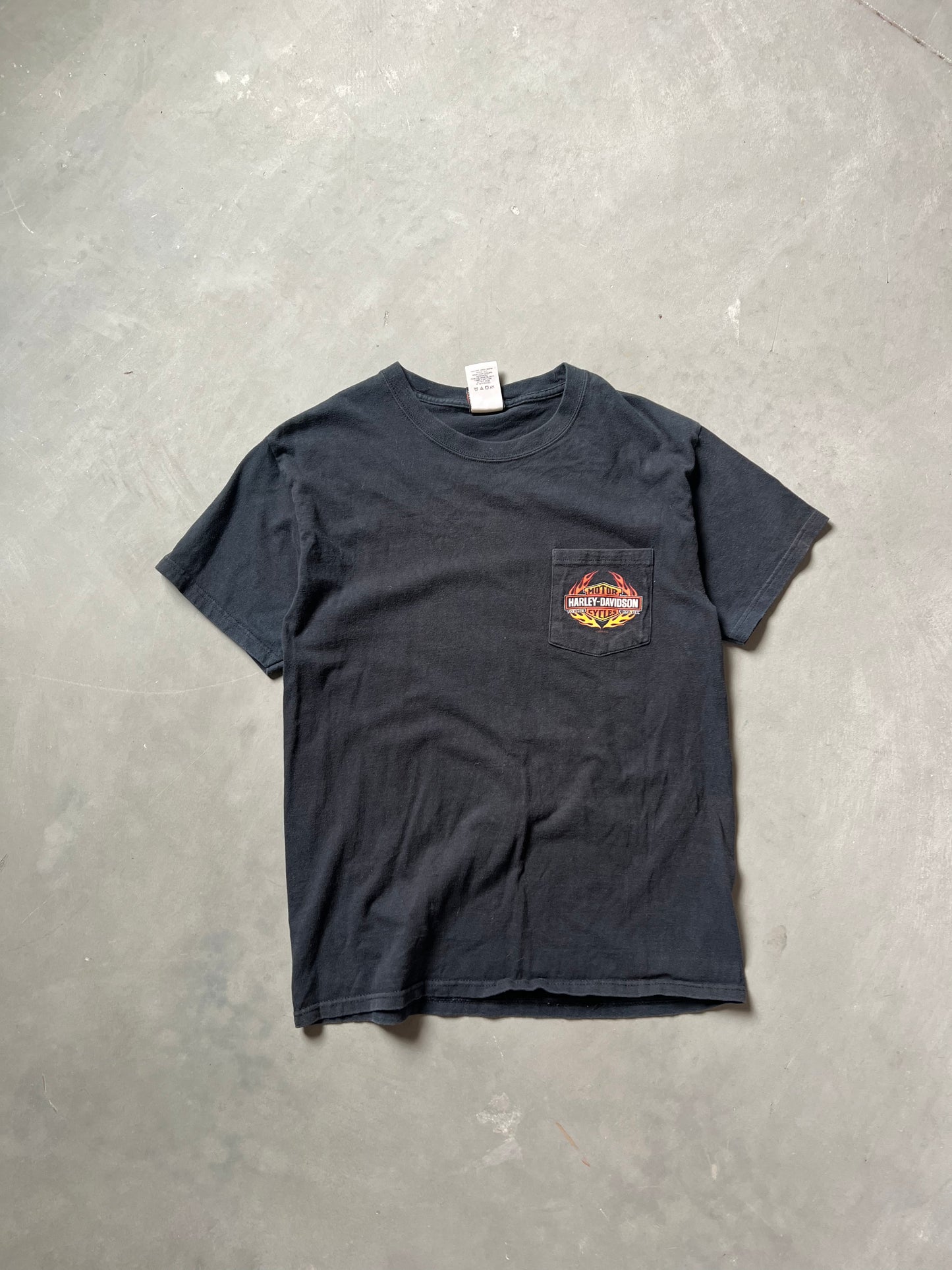 Vintage Black Harley Davidson Shirt - M
