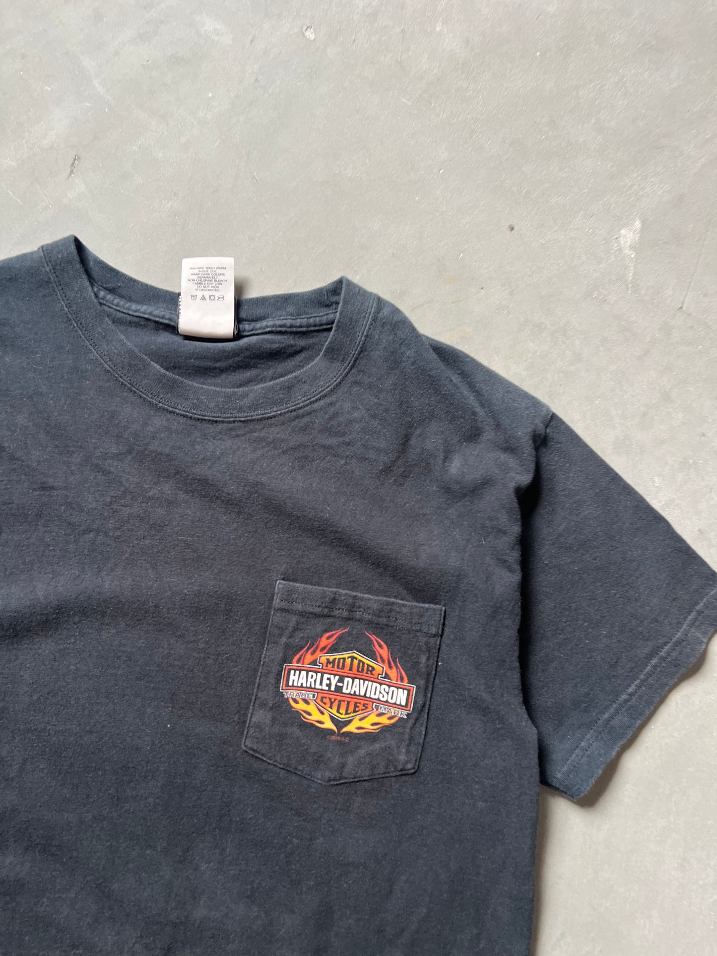 Vintage Black Harley Davidson Shirt - M