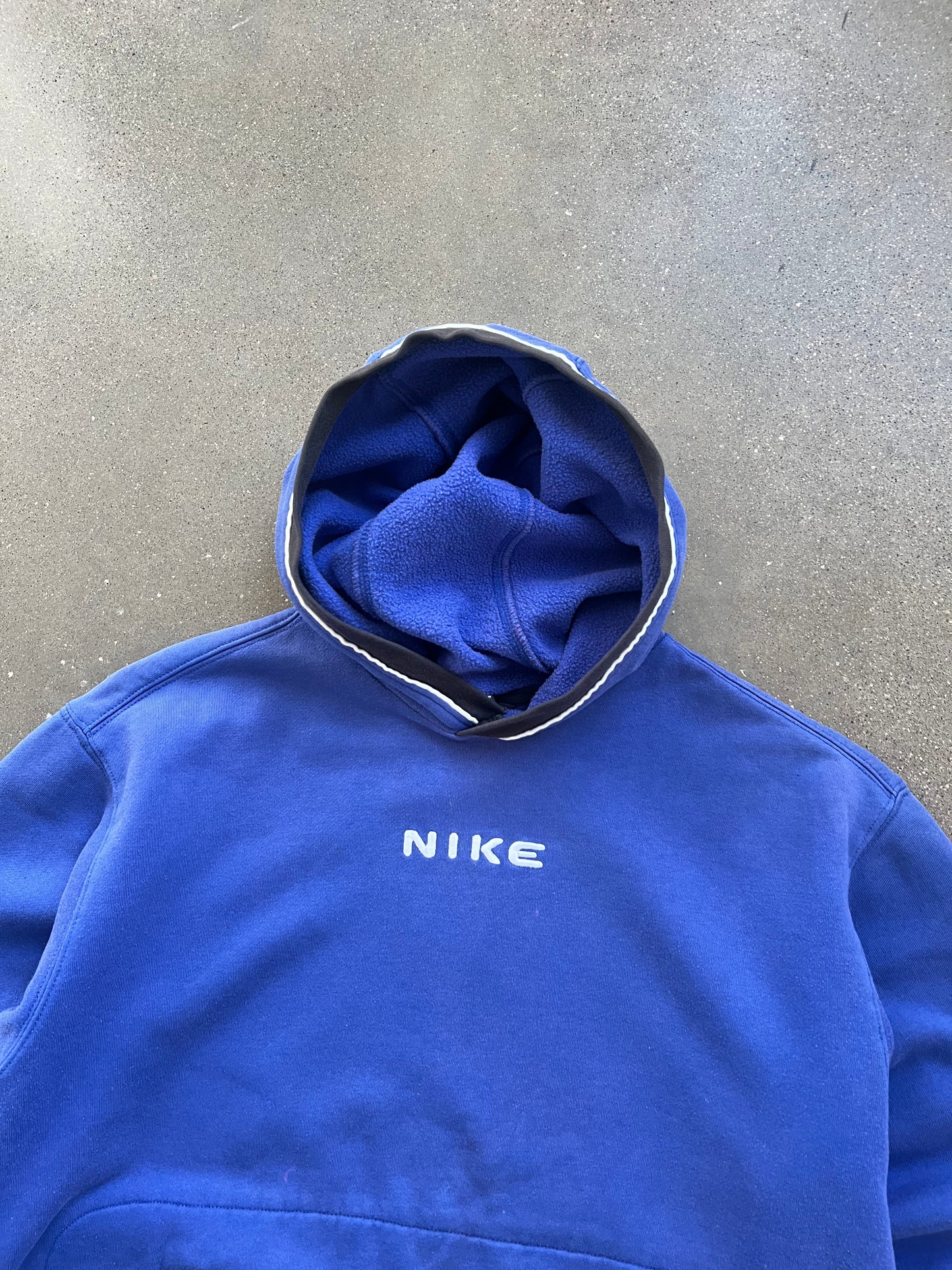 Vintage Purple Nike Spellout Hoodie - M