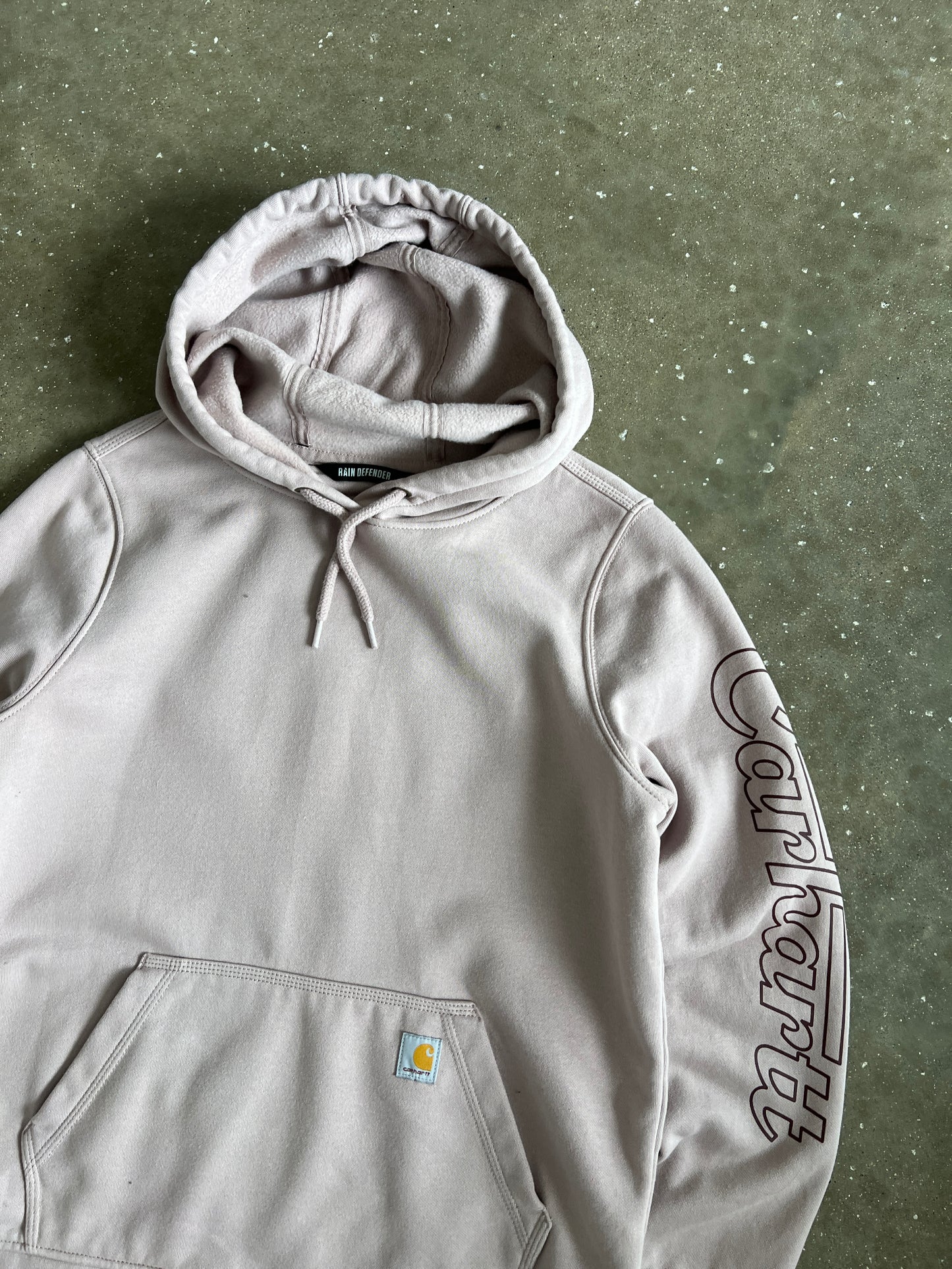 Vintage Tan Carhartt Hoodie - M