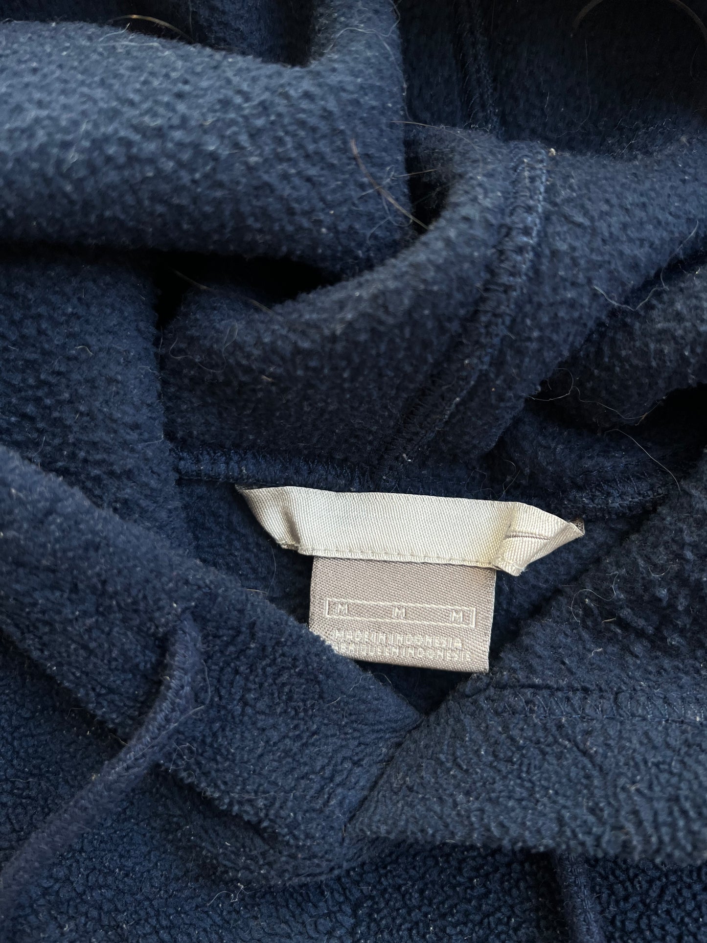 Vintage Blue Nike Fleece Hoodie - M