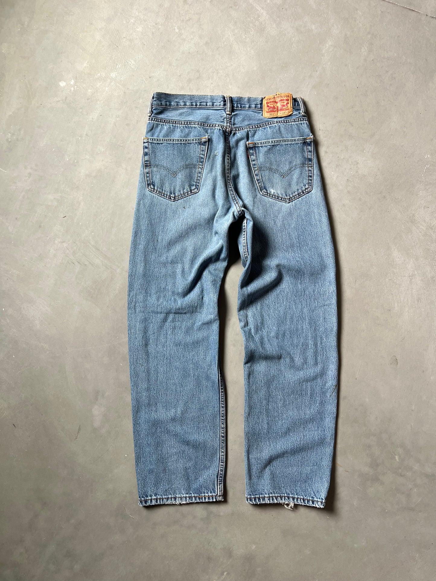 Vintage Baggy Levi Denim Pants - 34