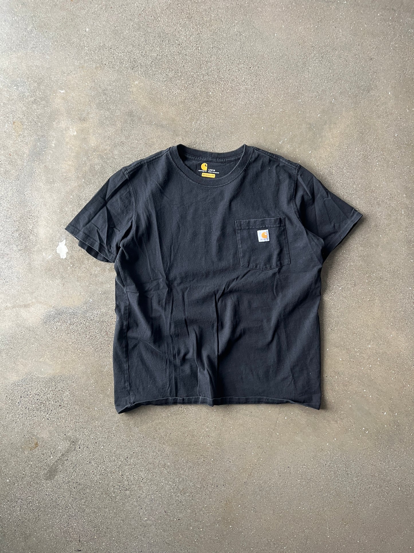 Vintage Black Carhartt Pocket Shirt - YL