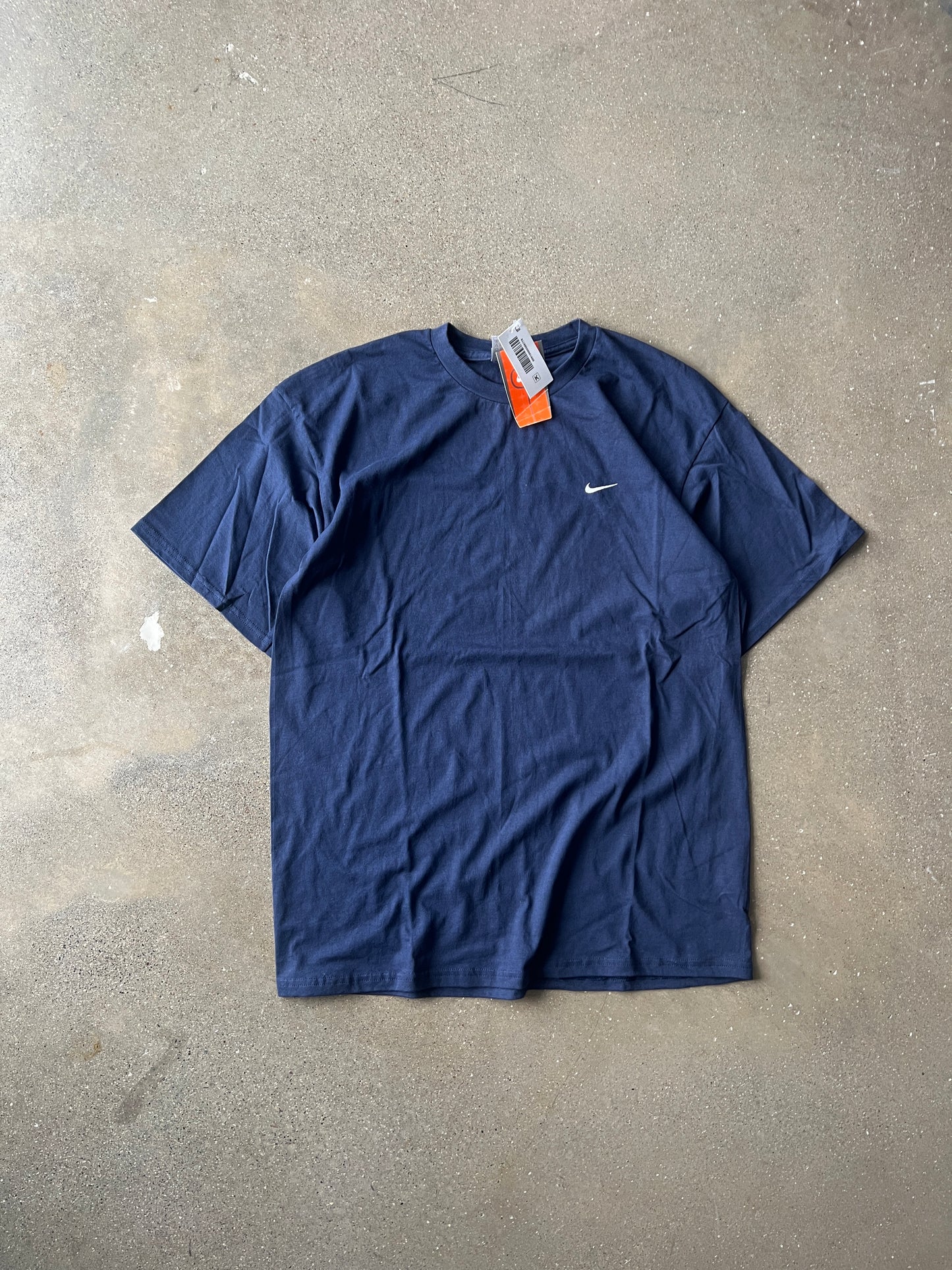 Vintage Navy Blue Nike Swoosh Shirt - L