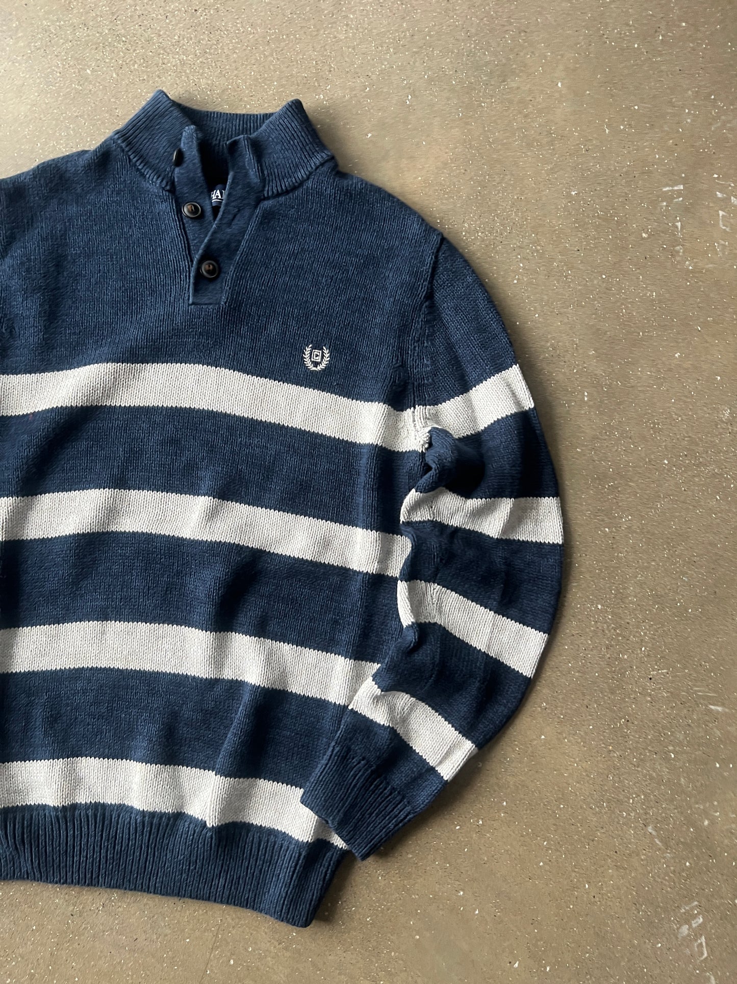 Vintage Navy Blue Chaps Sweater - S