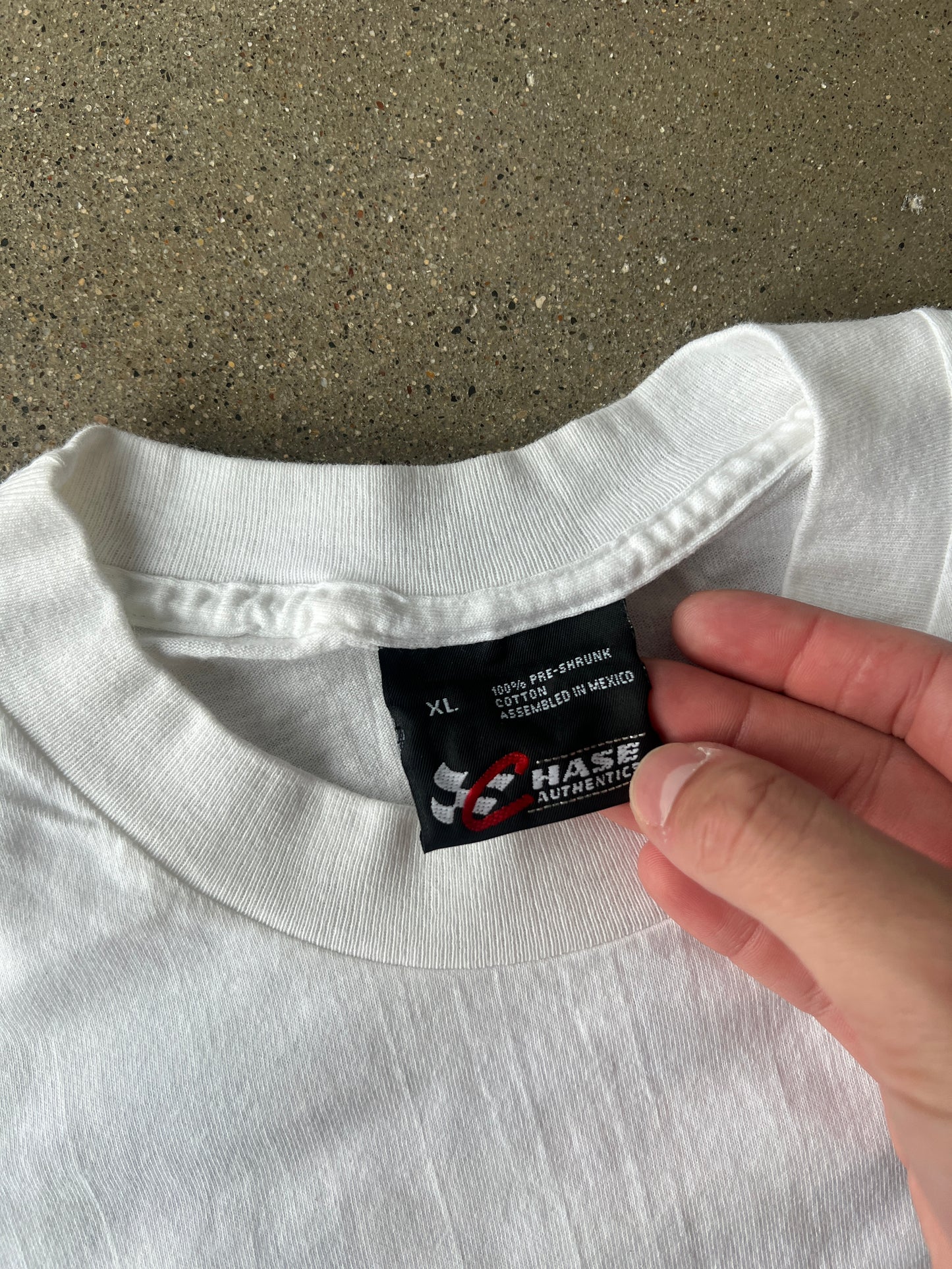 Vintage White Nascar Racing Shirt - XL