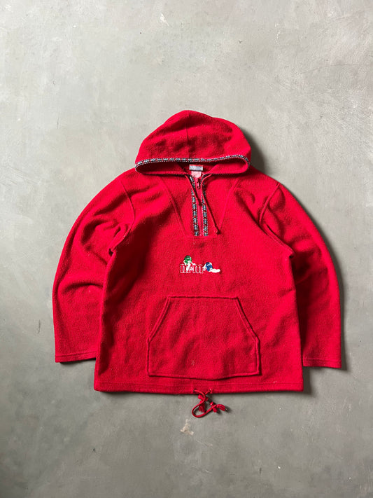 Vintage Red M&M's Fleece Hoodie - M