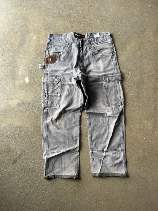 Vintage Tan Wrangler Cargo Pants - 34x30