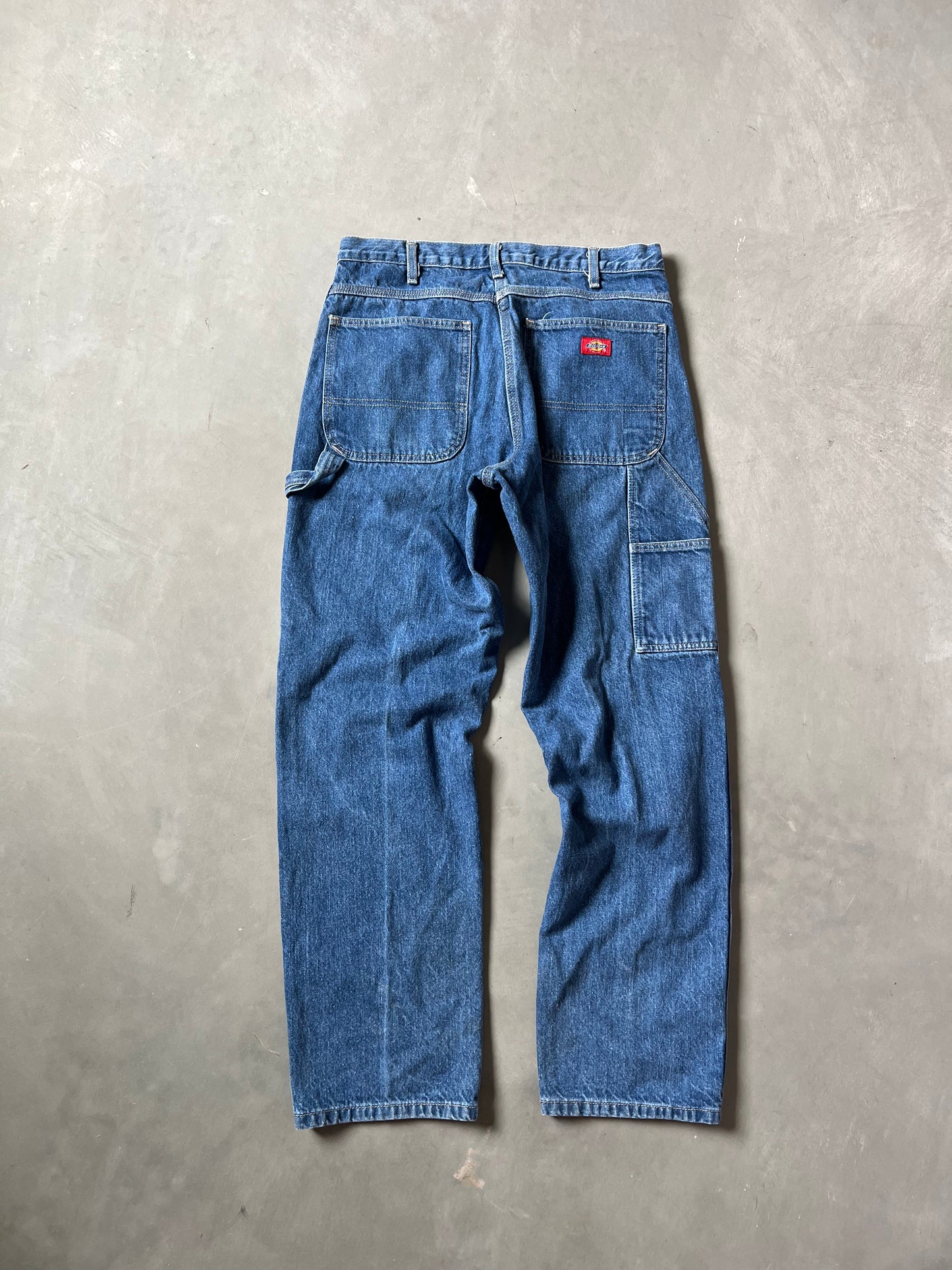 Vintage Denim Blue Dickie Carpenter Pants - 34