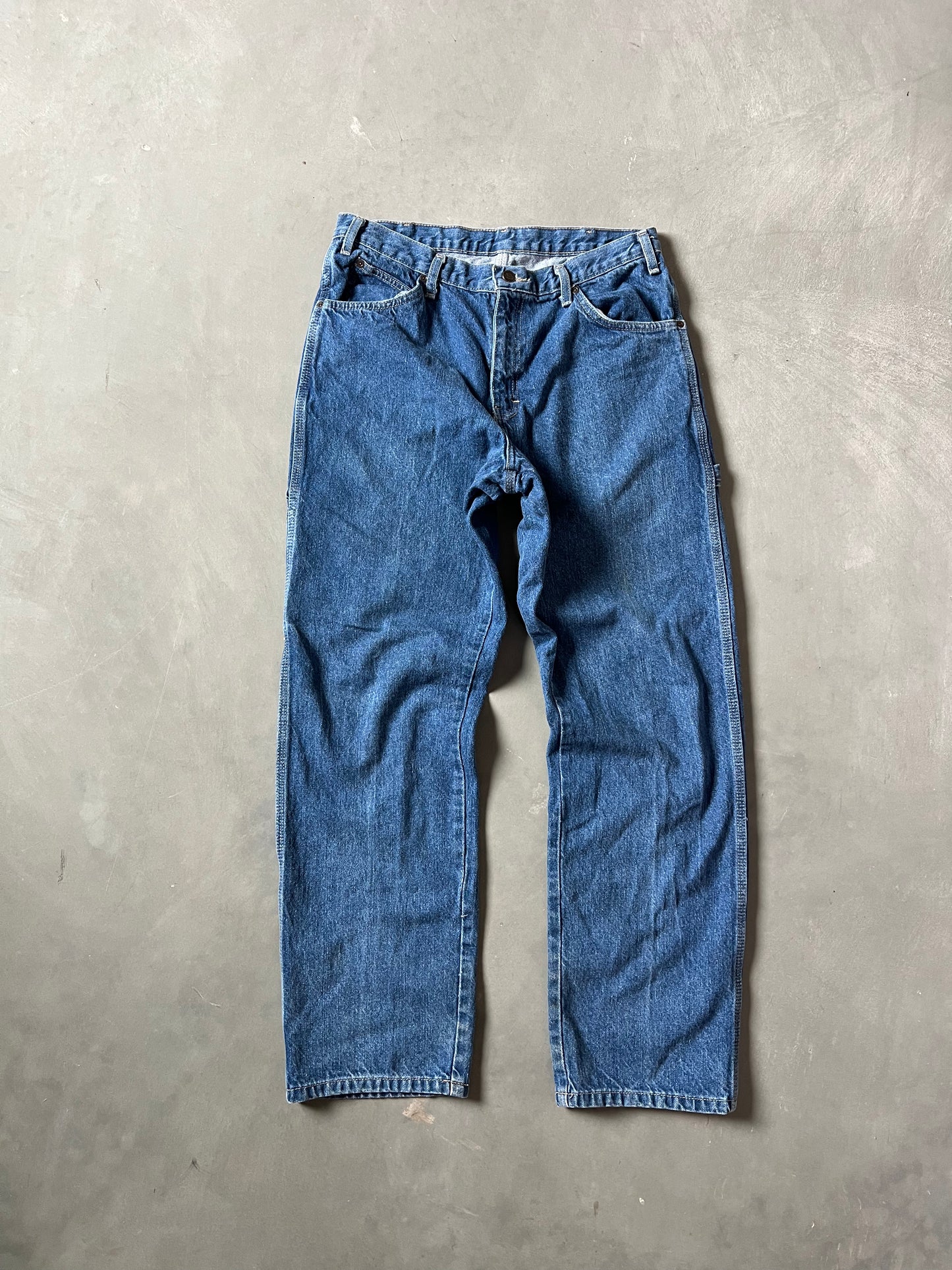 Vintage Denim Blue Dickie Carpenter Pants - 34