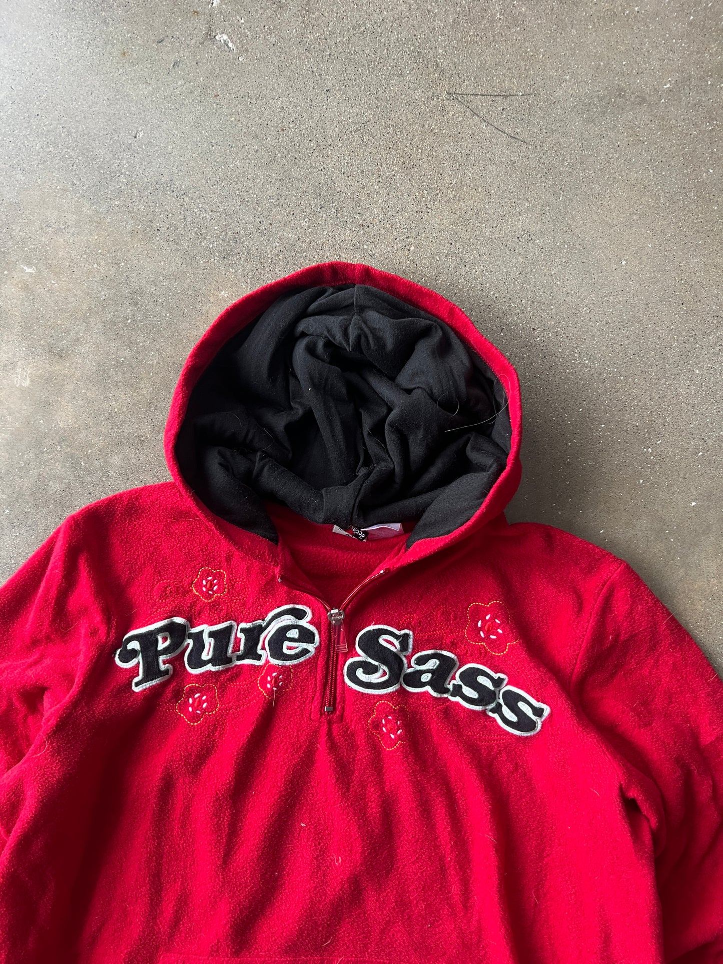 Vintage Cherry Red Betty Boop Hoodie - S