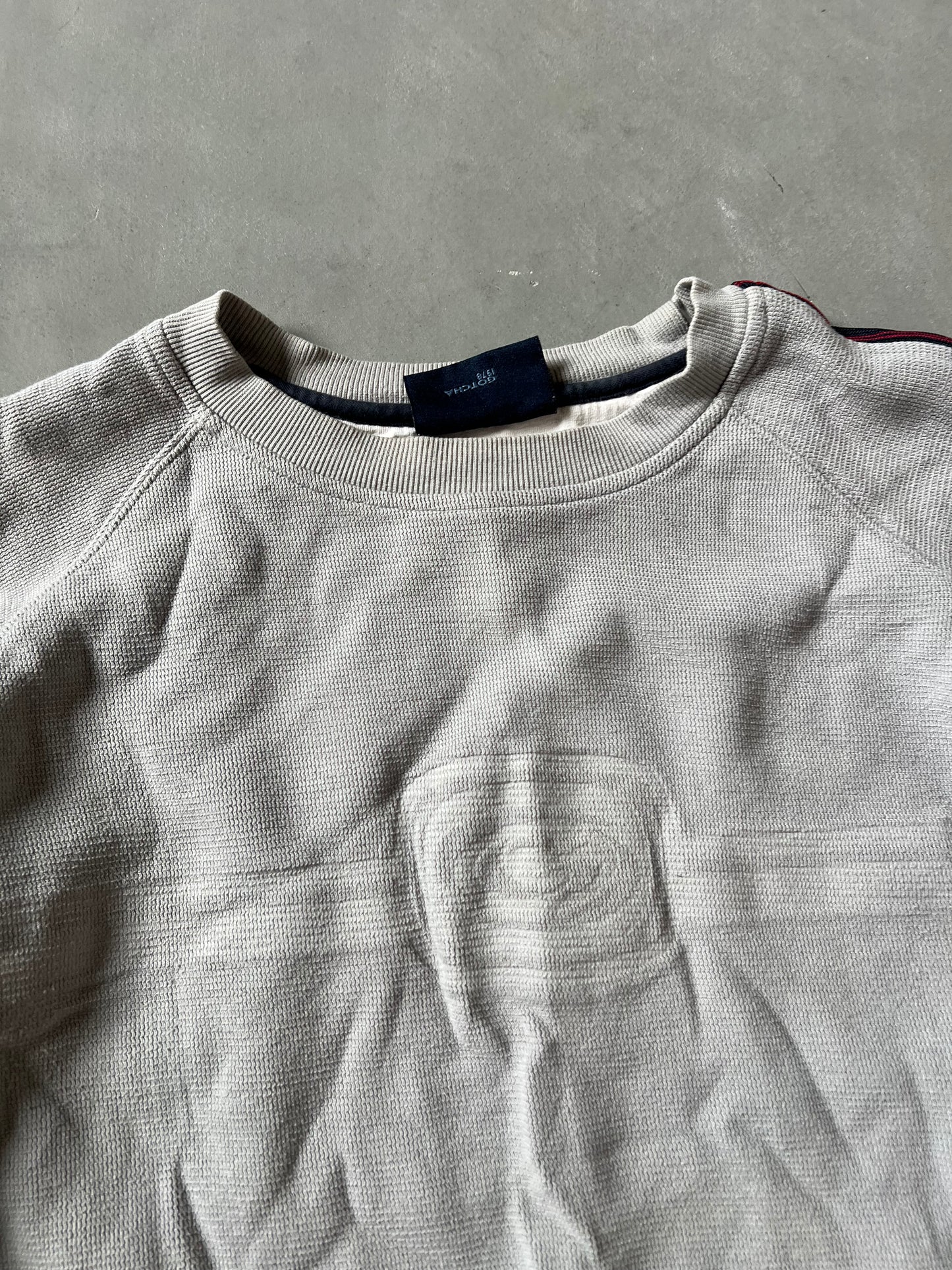 Vintage Grey Gocha Surf Longsleeve Shirt - XL