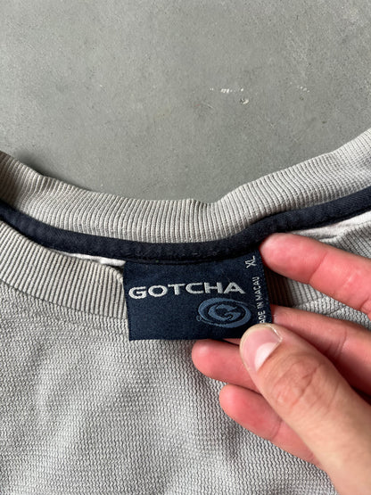 Vintage Grey Gocha Surf Longsleeve Shirt - XL
