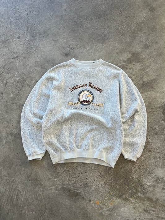 Vintage American Wildlife Crew - XL