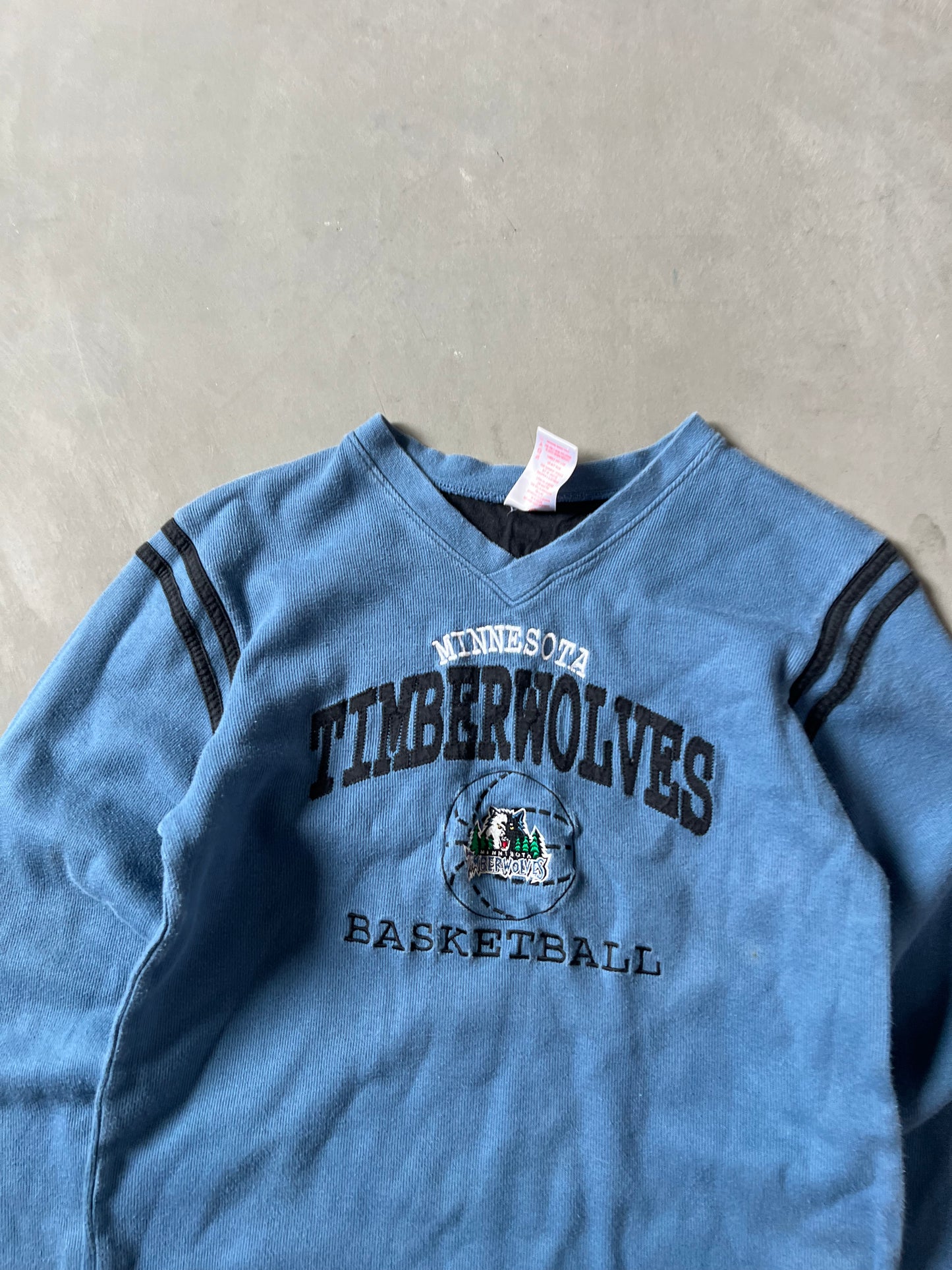 Vintage Blue Minnesota Timberwolves Shirt - XS