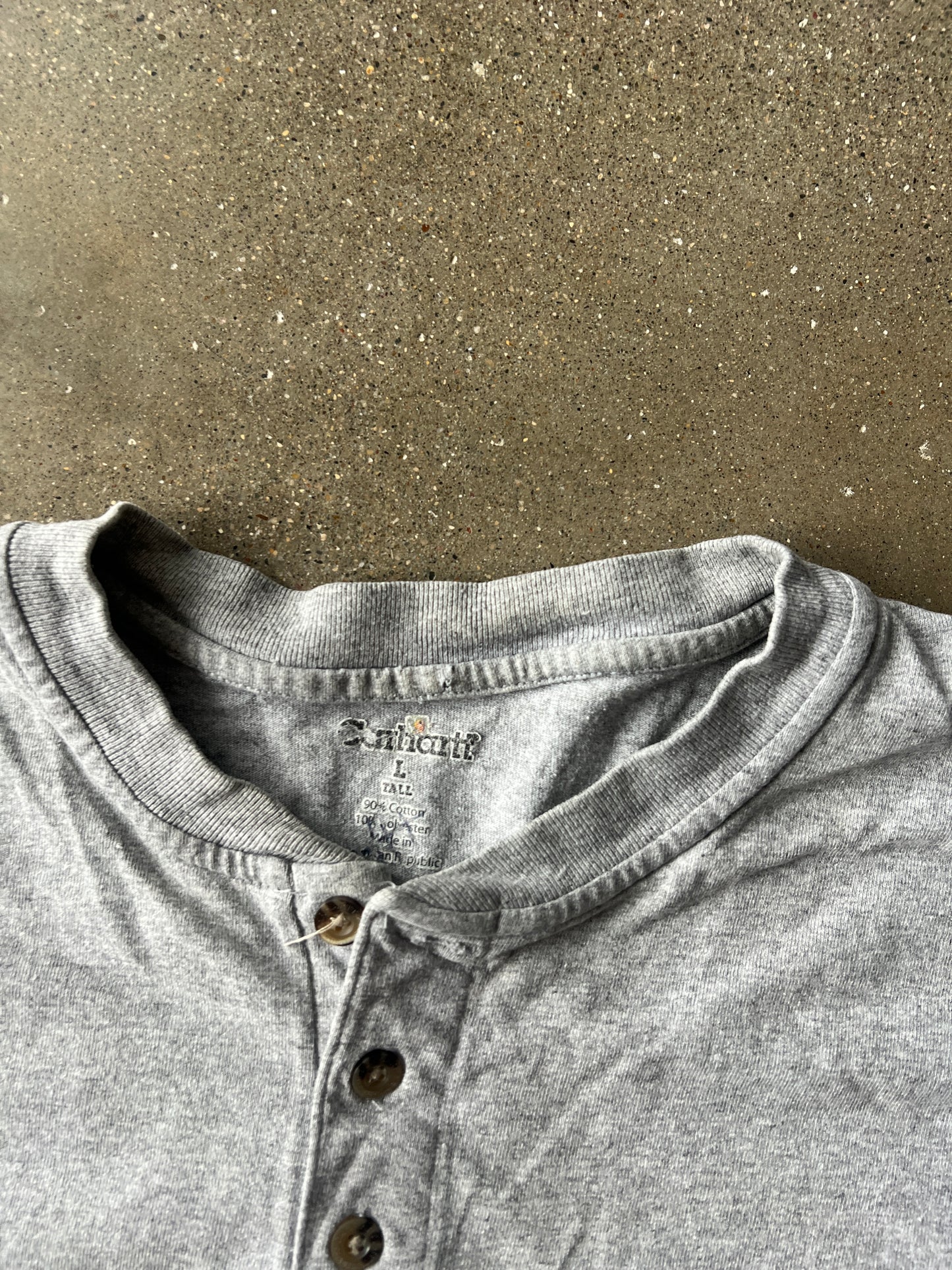 Vintage Grey Carhartt Pocket Shirt - L