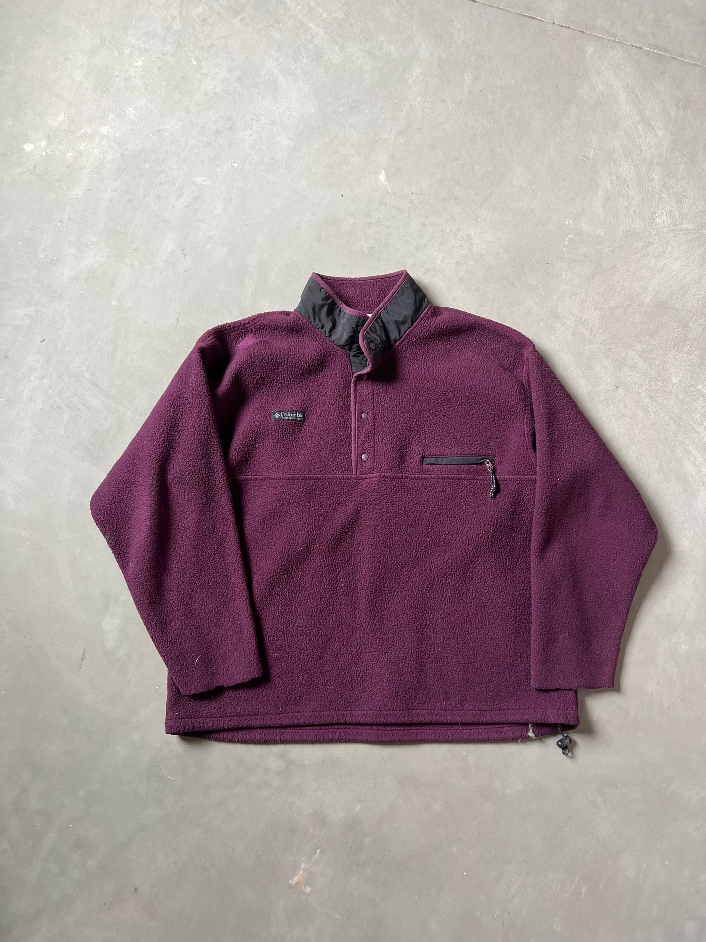 Vintage Maroon Columbia Fleece - XXL