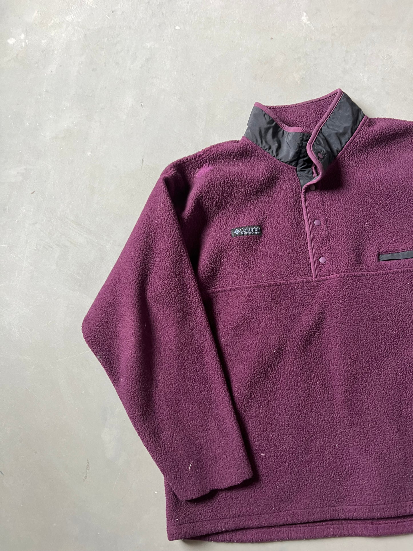 Vintage Maroon Columbia Fleece - XXL