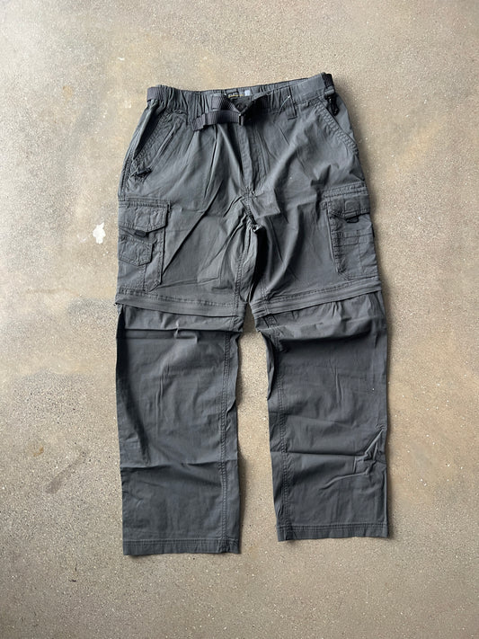 Vintage Grey Tactical Cargo Pants - 30