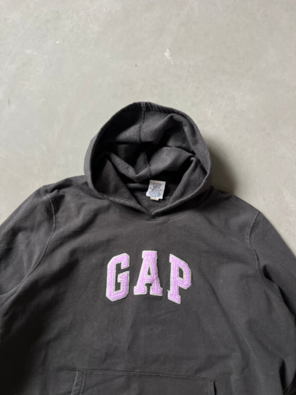 Vintage Grey Gap Spellout Hoodie - XXL