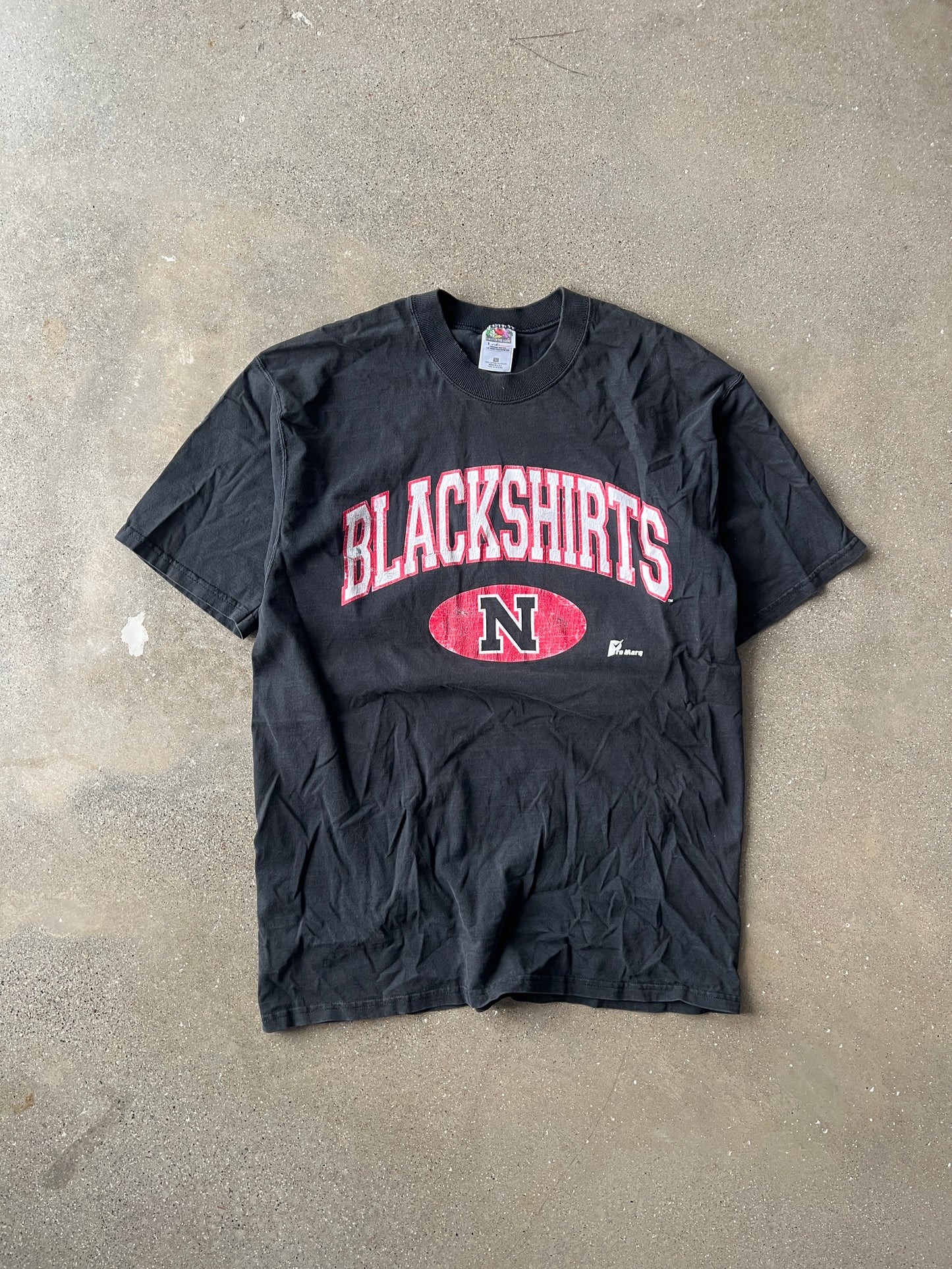 Vintage Black Nebraska Huskers Shirt - L