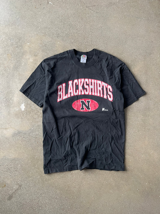 Vintage Black Nebraska Huskers Shirt - L