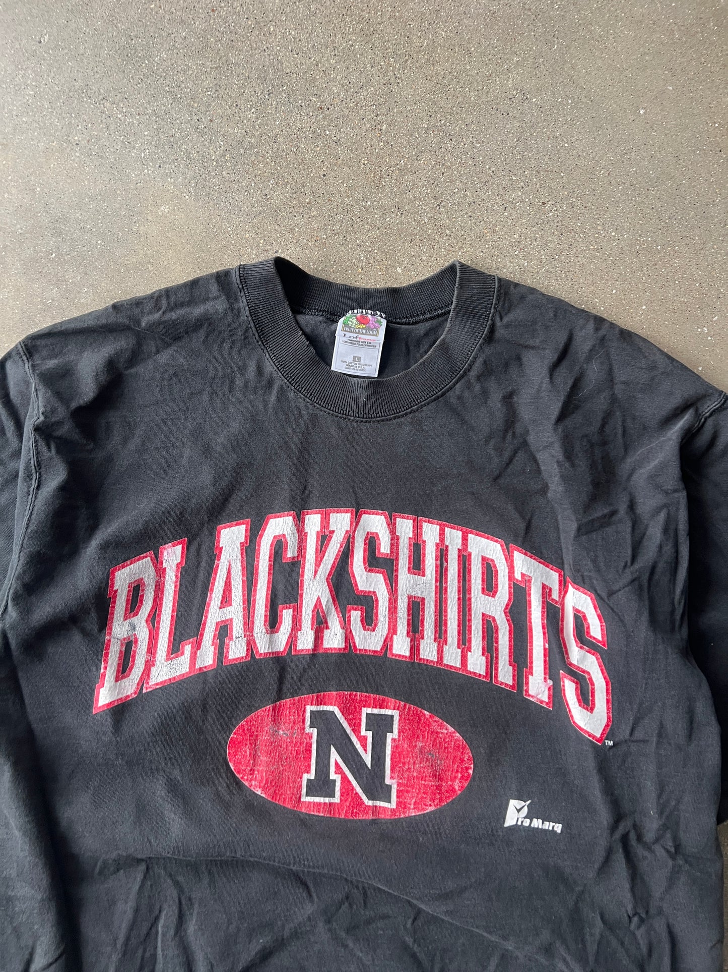 Vintage Black Nebraska Huskers Shirt - L