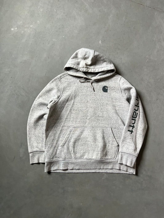 Vintage Grey Carhartt Hoodie - L