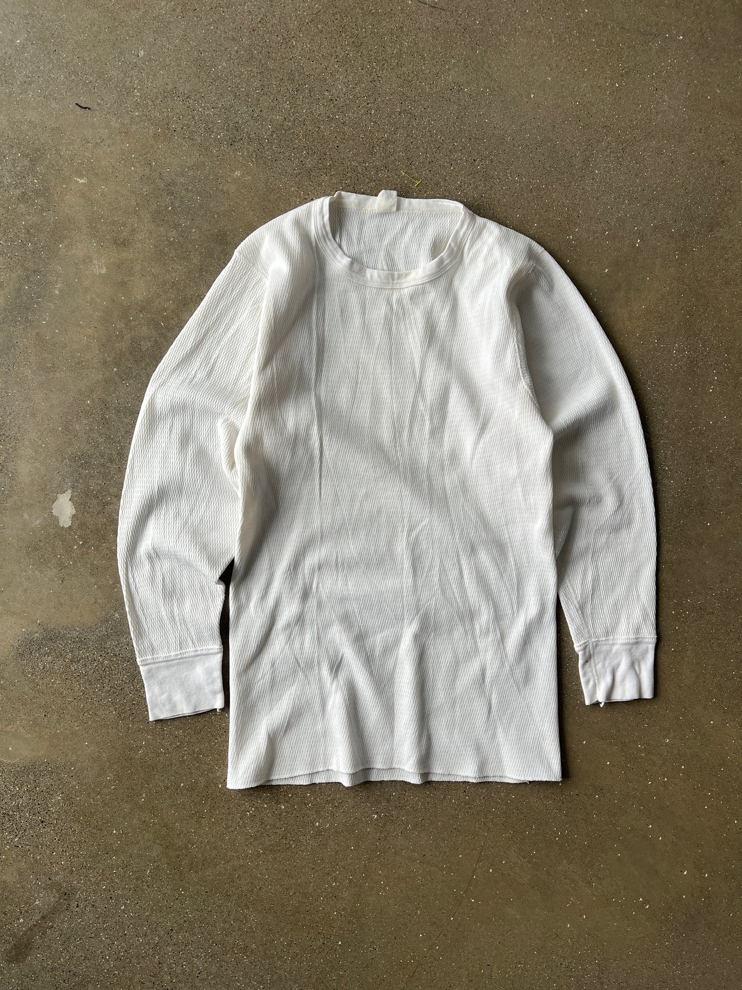 Vintage 90s Thermal Longsleeve Shirt - L