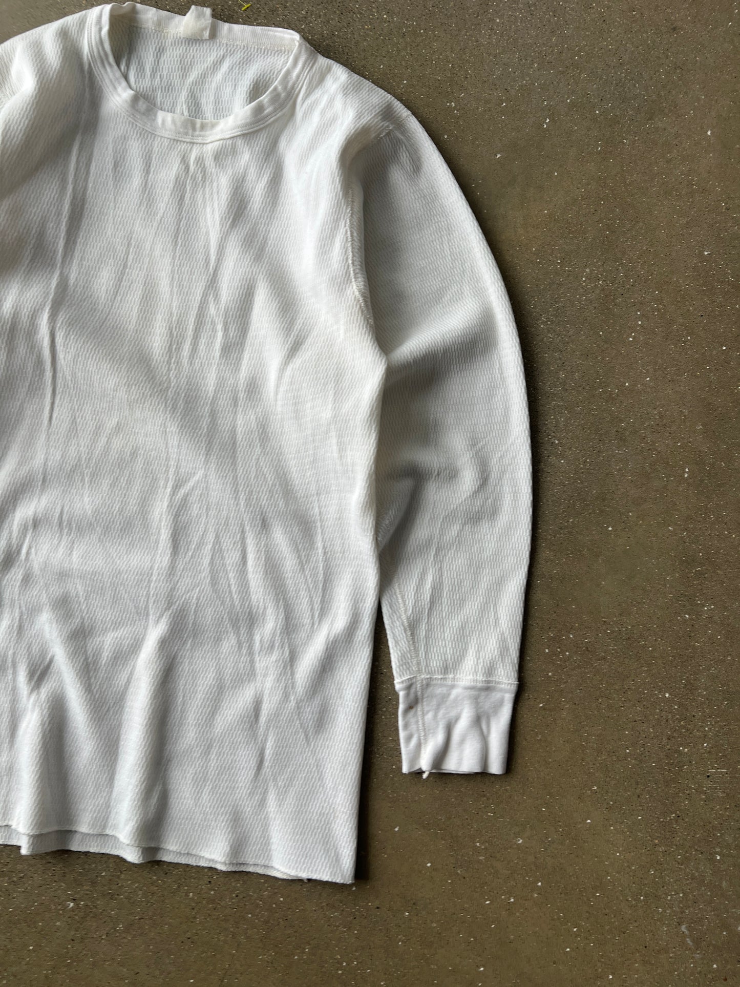 Vintage 90s Thermal Longsleeve Shirt - L