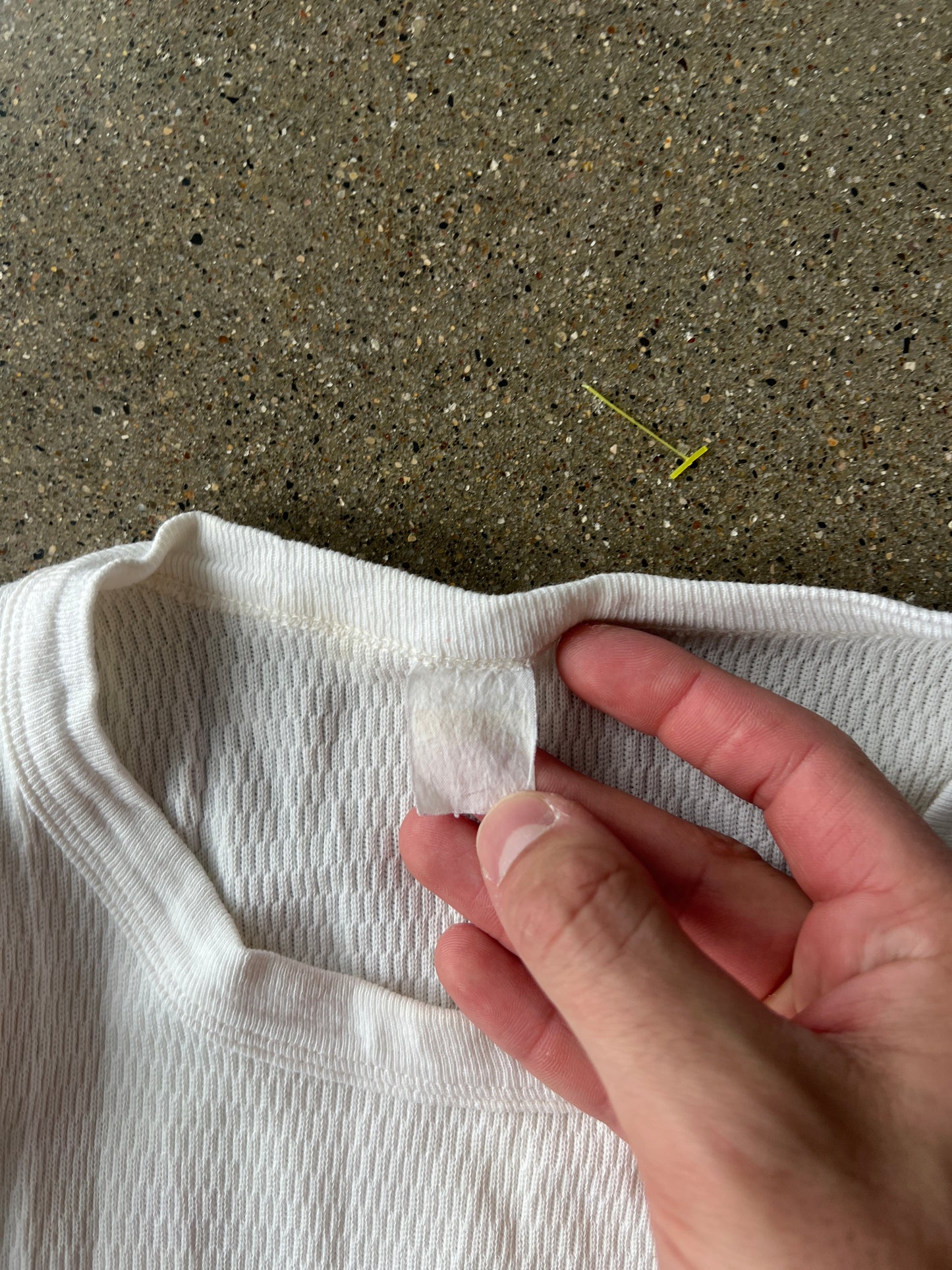 Vintage 90s Thermal Longsleeve Shirt - L