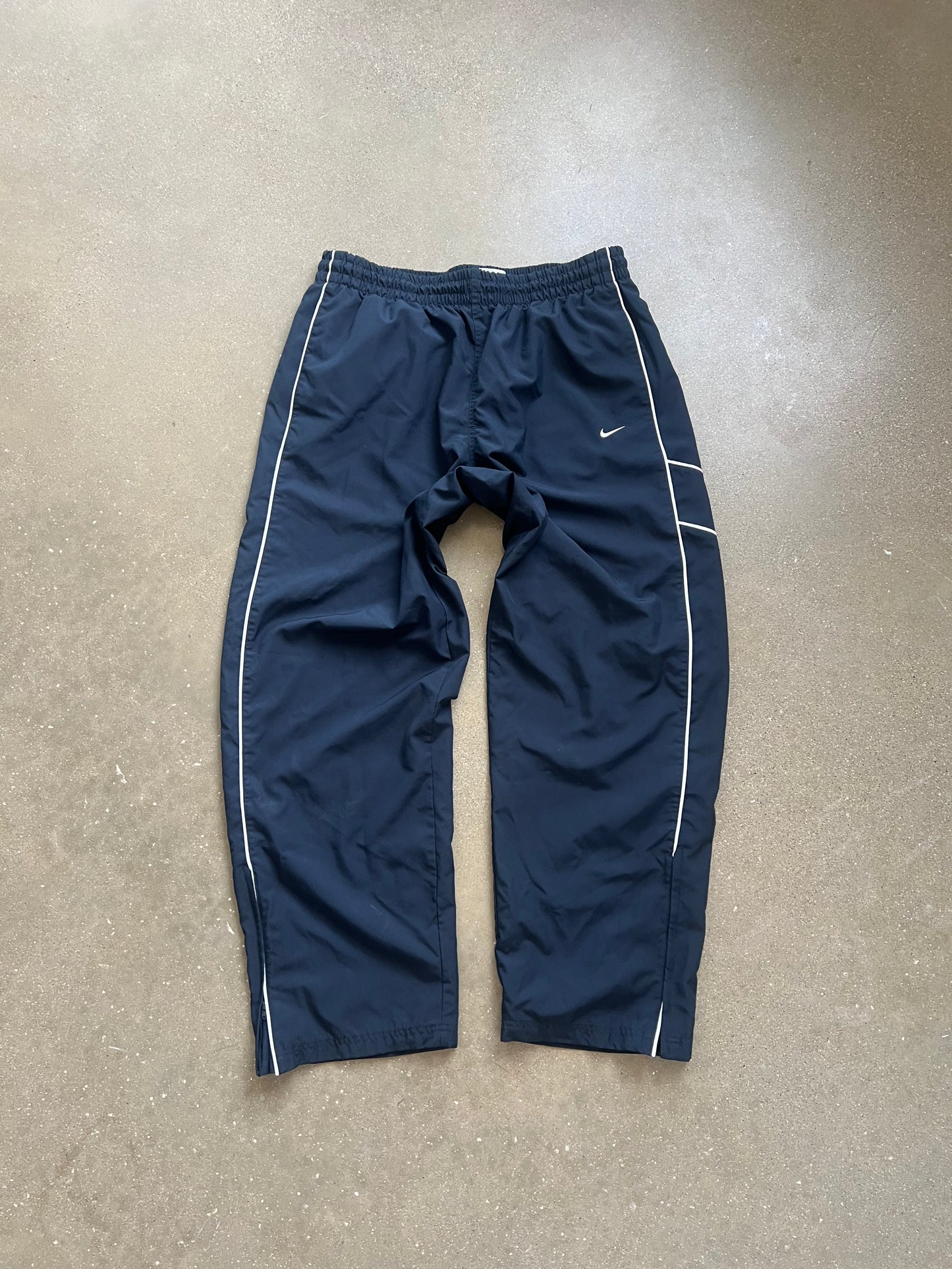 Vintage Navy Blue Nike Track Pants - XXL