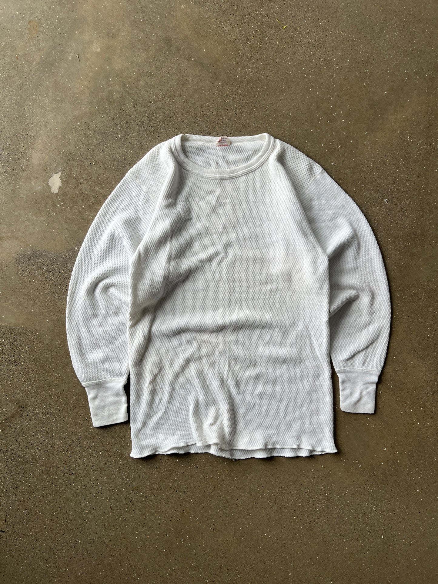 Vintage 90s Thermal Longsleeve Shirt - L