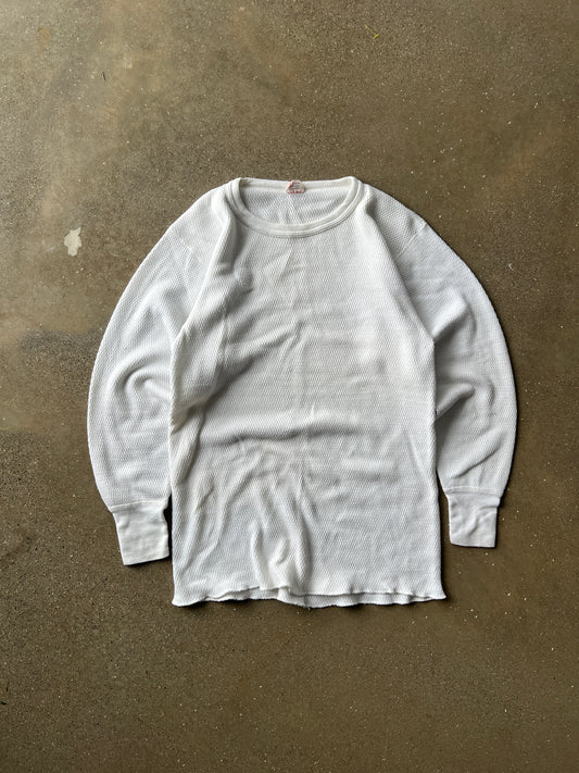 Vintage 90s Thermal Longsleeve Shirt - L