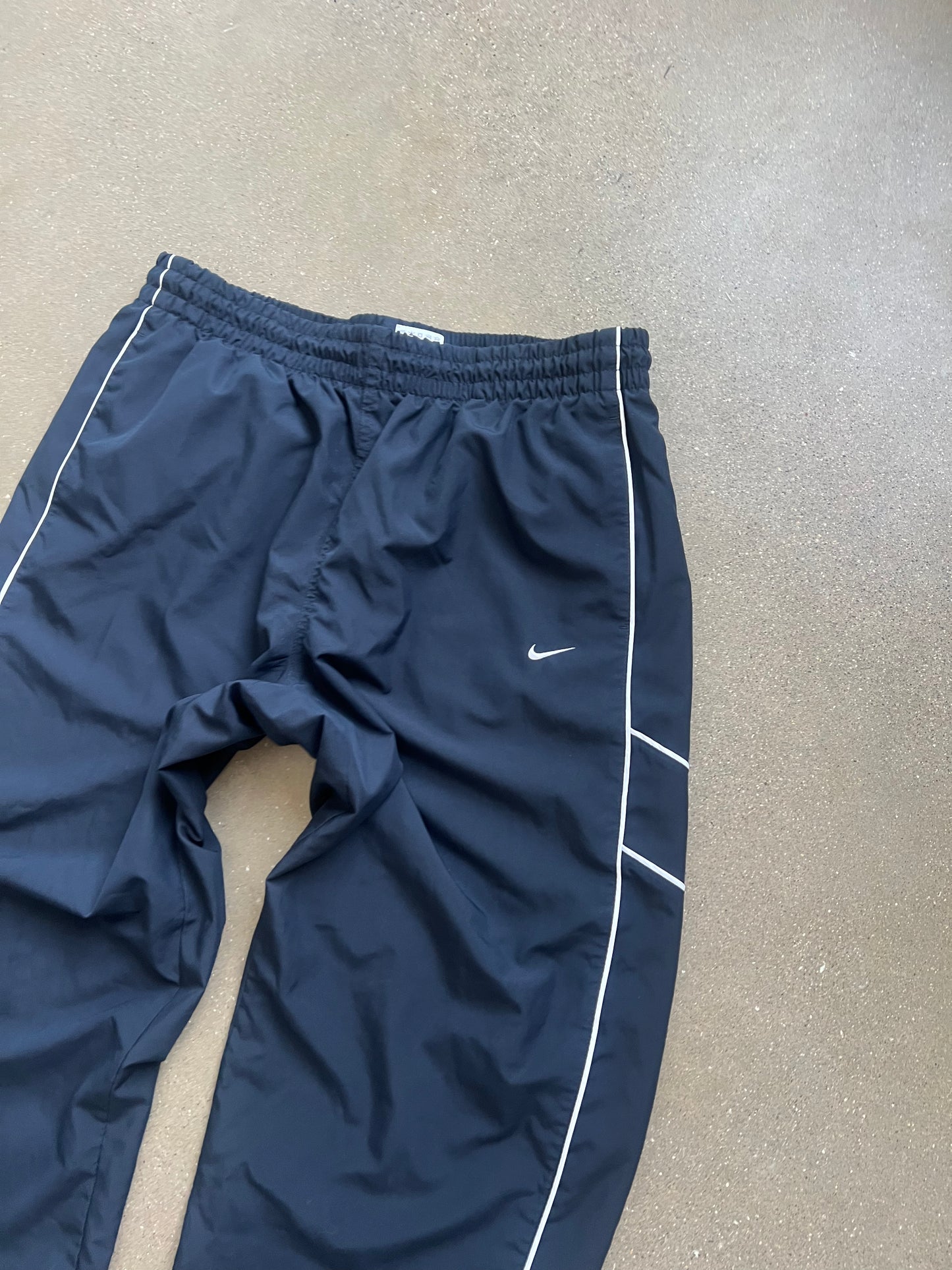 Vintage Navy Blue Nike Track Pants - XXL