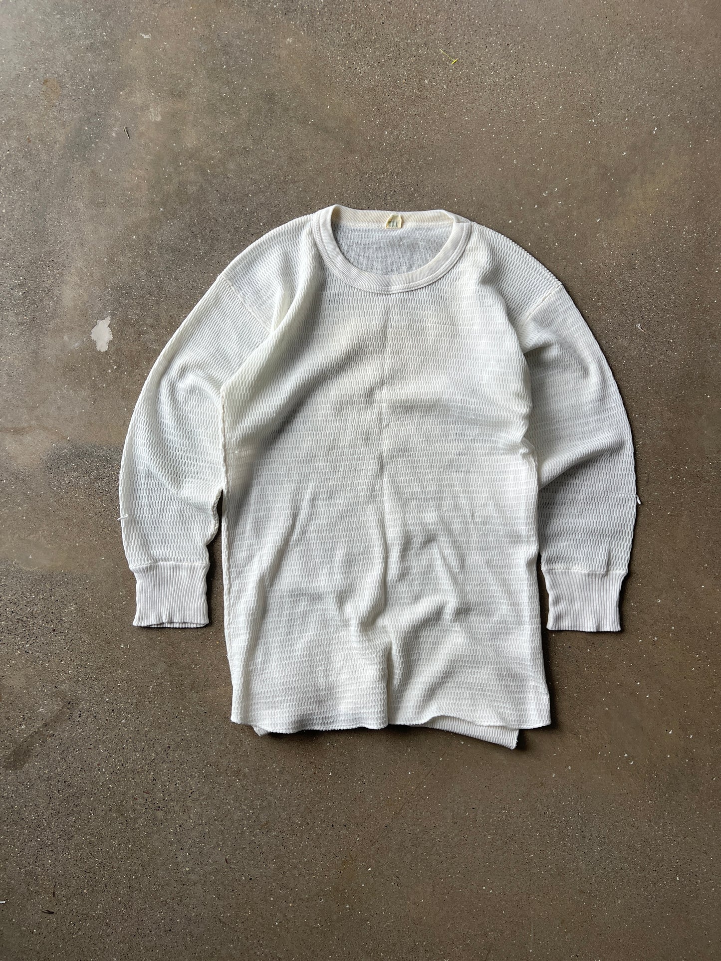 Vintage 90s Thermal Longsleeve Shirt - L