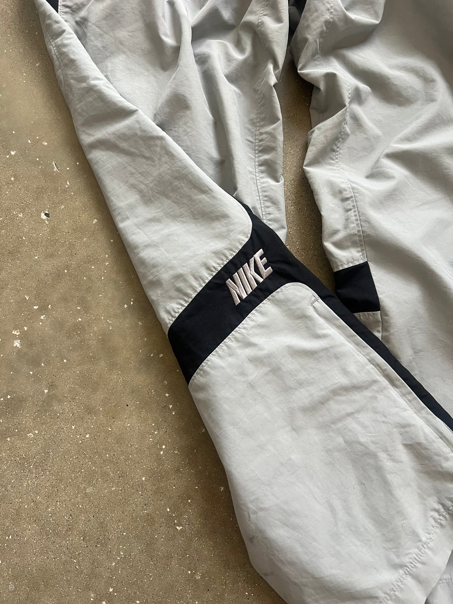 Vintage Grey Nike Track Pants - L