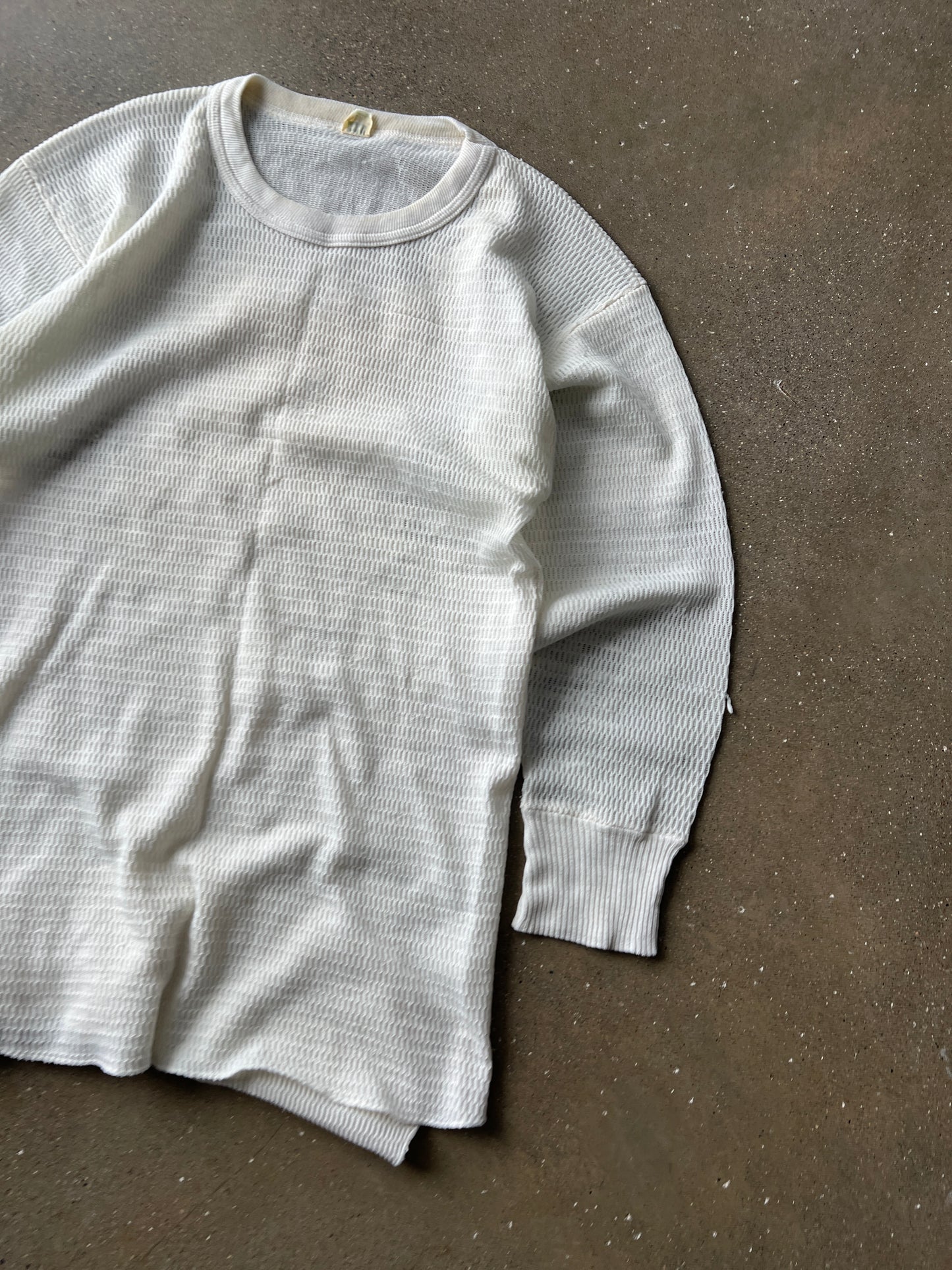 Vintage 90s Thermal Longsleeve Shirt - L