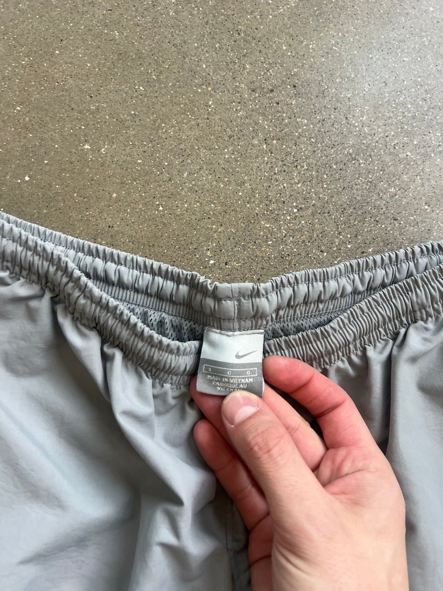 Vintage Grey Nike Track Pants - L