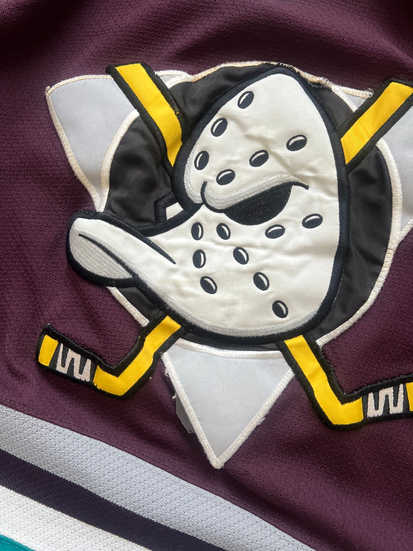 Vintage Mighty Ducks Starter  Hockey Jersey - L