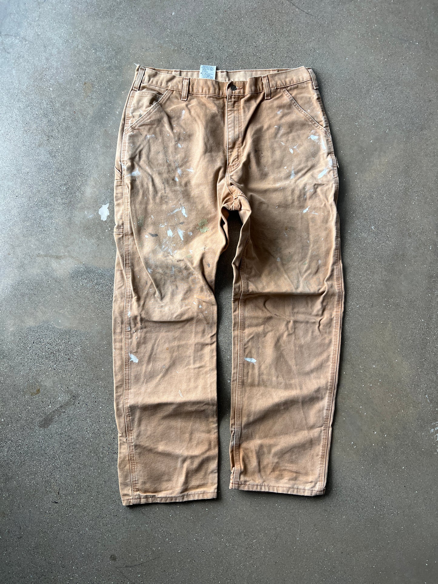Vintage Faded Tan Carhartt Pants - 38