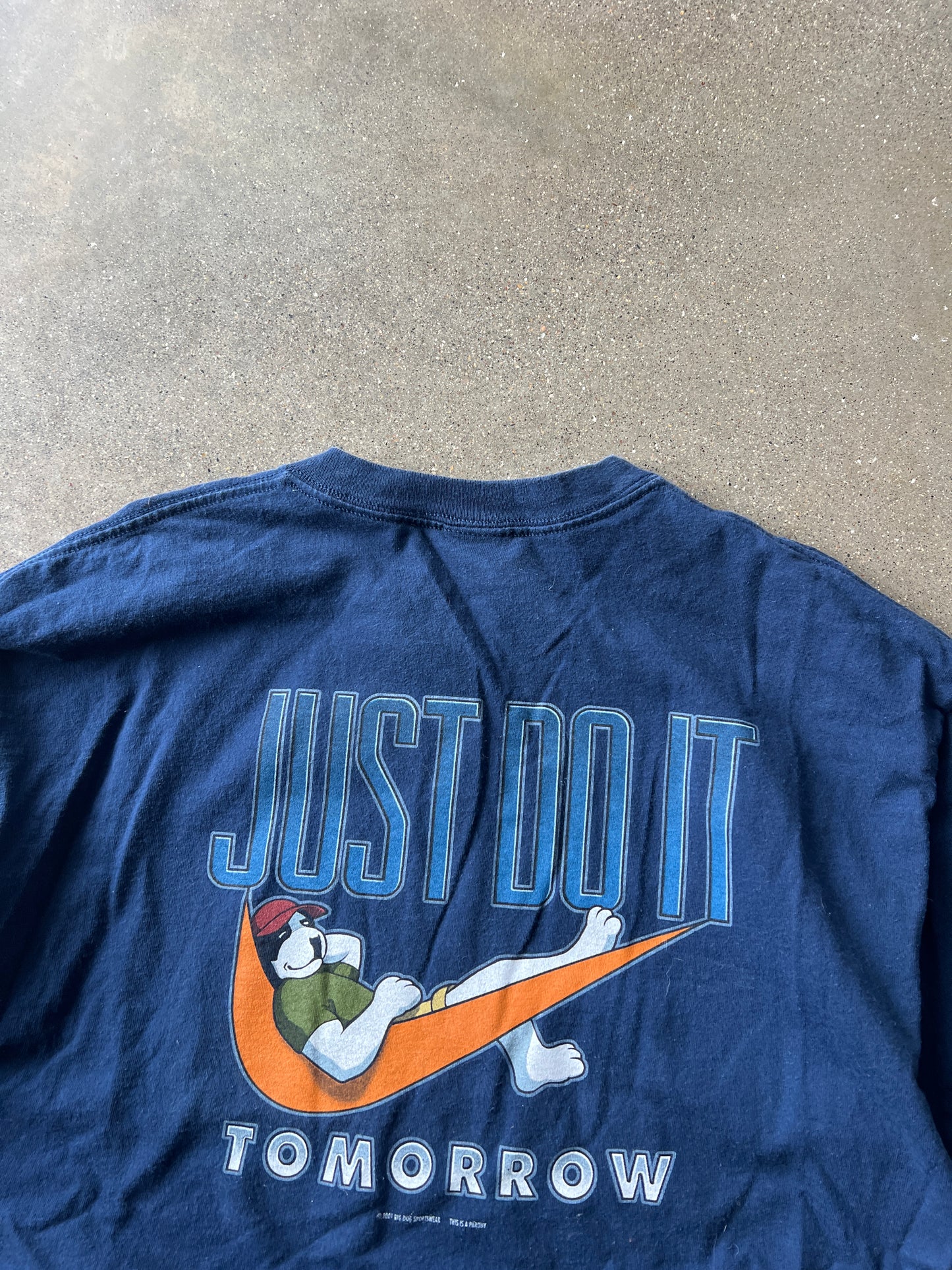 Vintage Navy Blue Big Dogs Shirt - XL