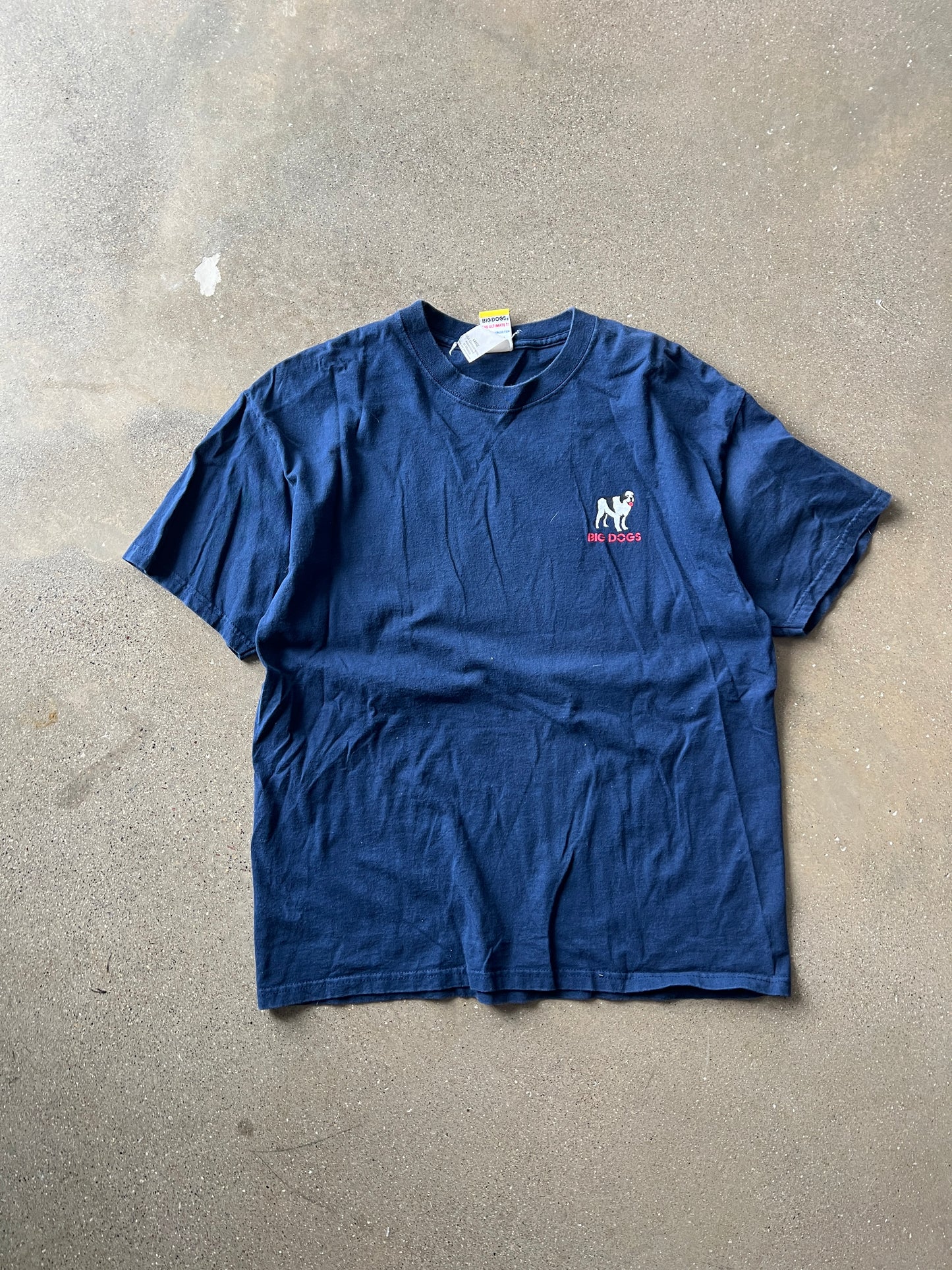Vintage Navy Blue Big Dogs Shirt - XL