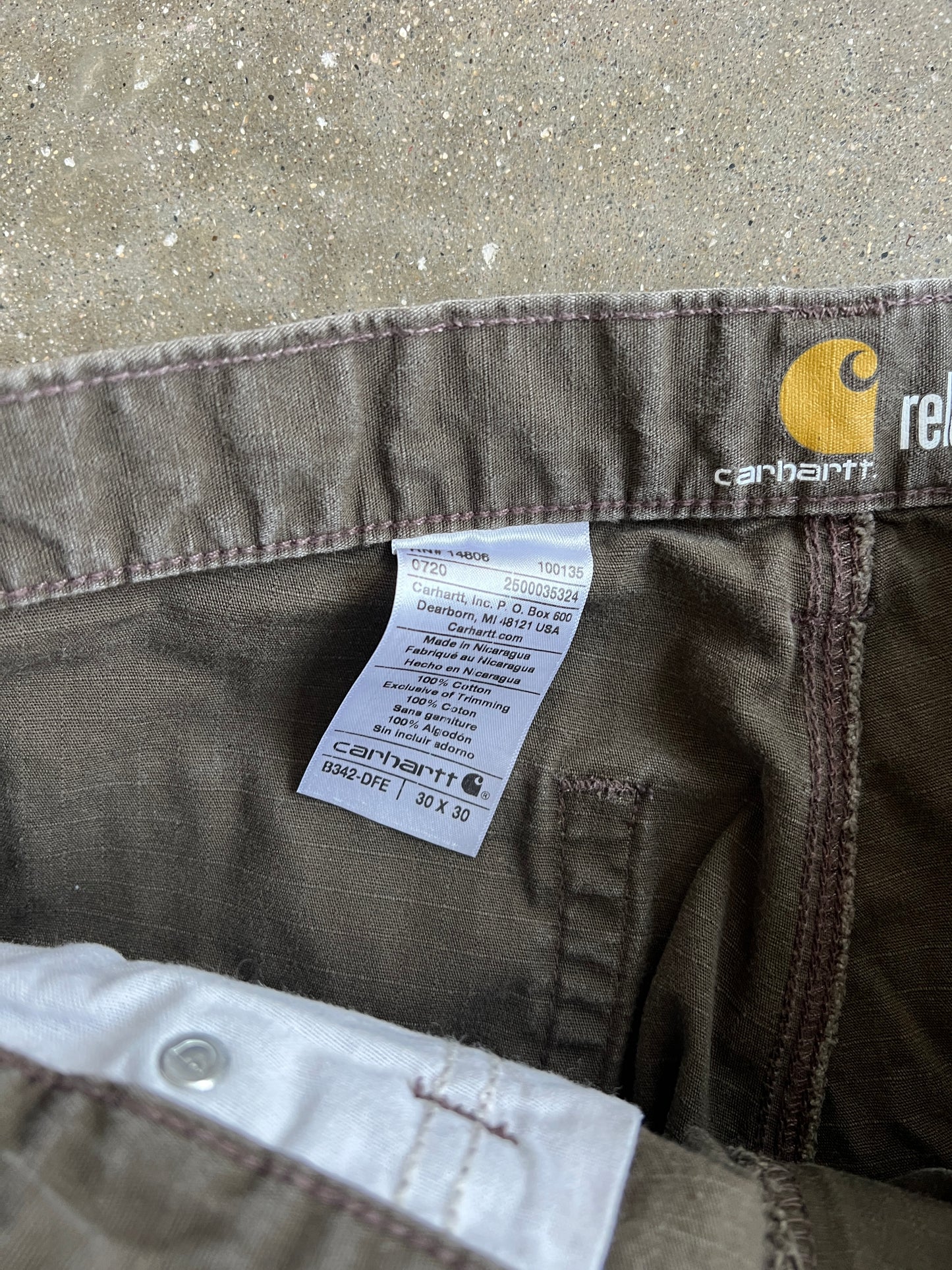 Vintage Brown Carhartt Cargo Pants - 30x30