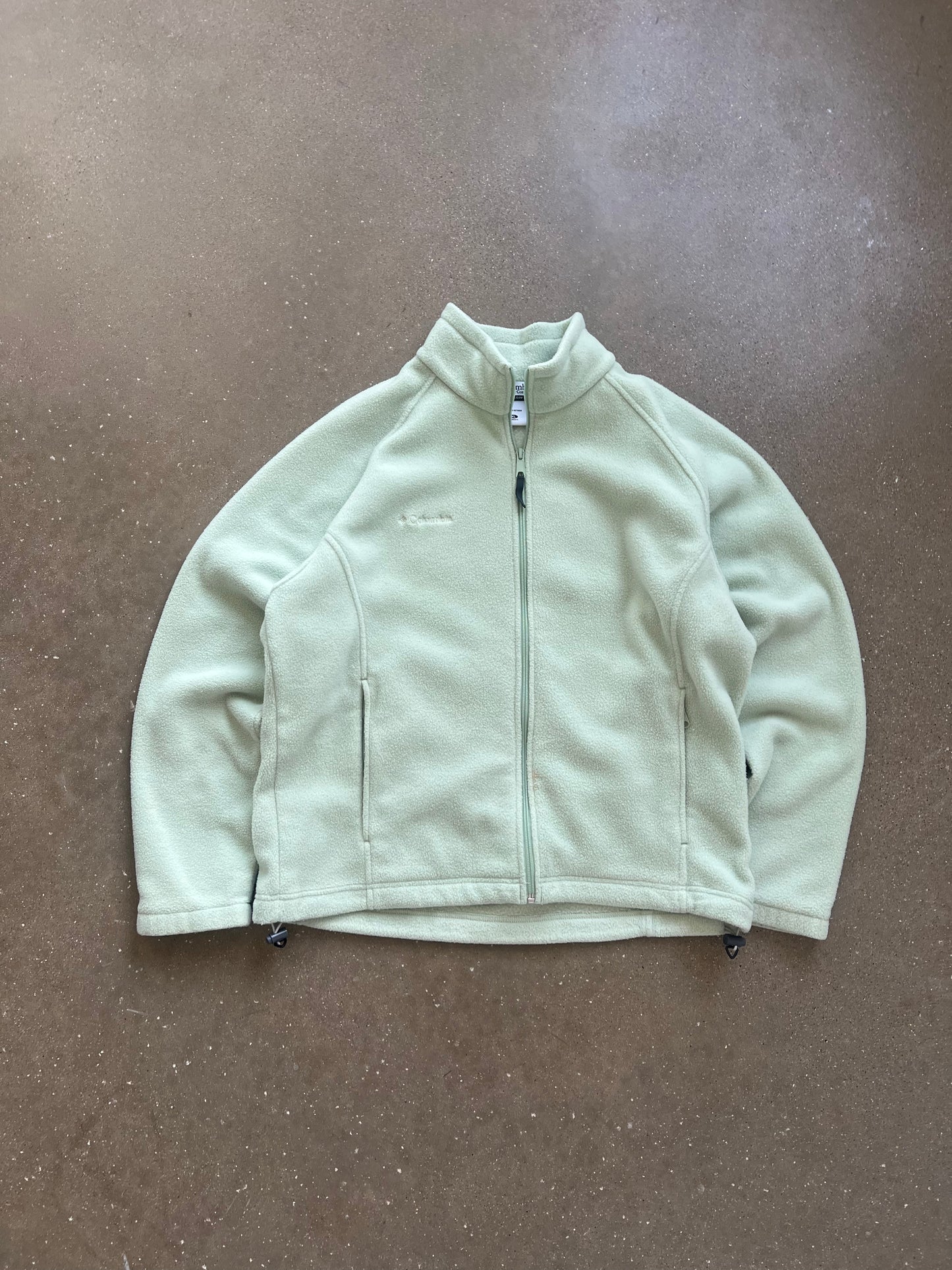 Vintage Light Green Columbia Fleece - XL