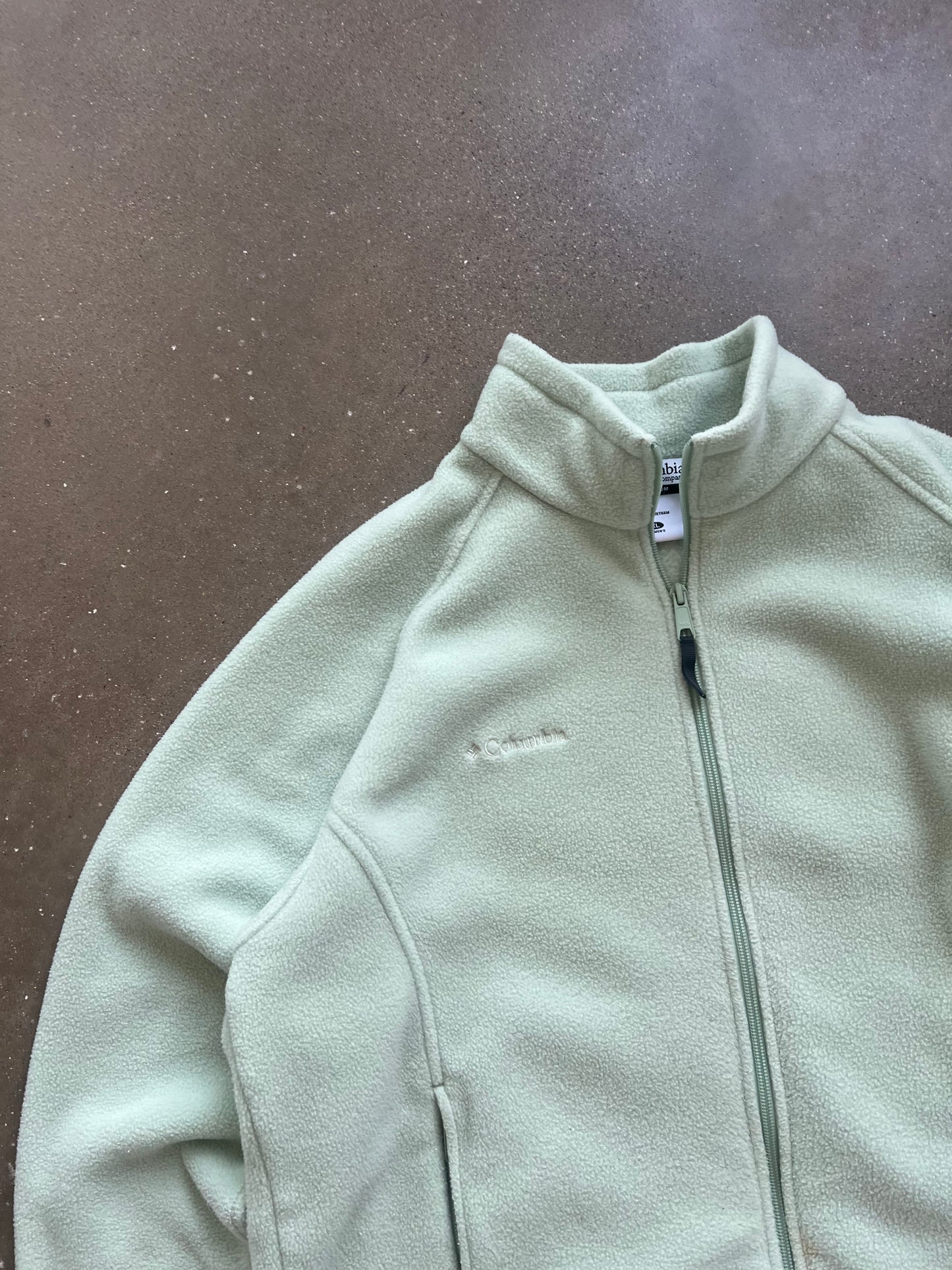 Vintage Light Green Columbia Fleece - XL