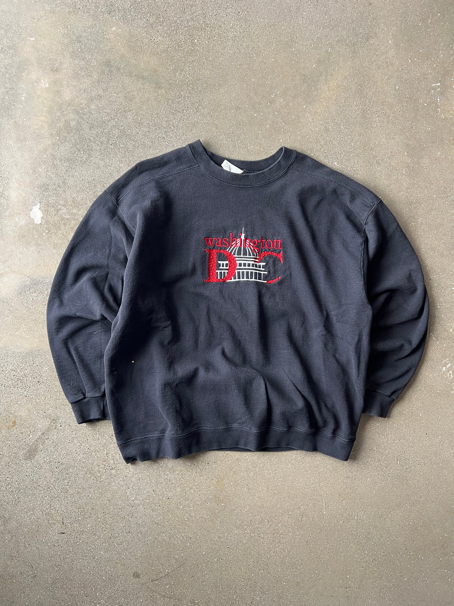Vintage Black Washington DC Crew - XL