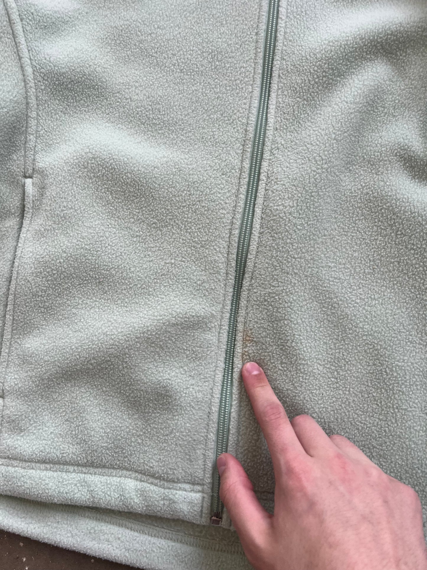 Vintage Light Green Columbia Fleece - XL