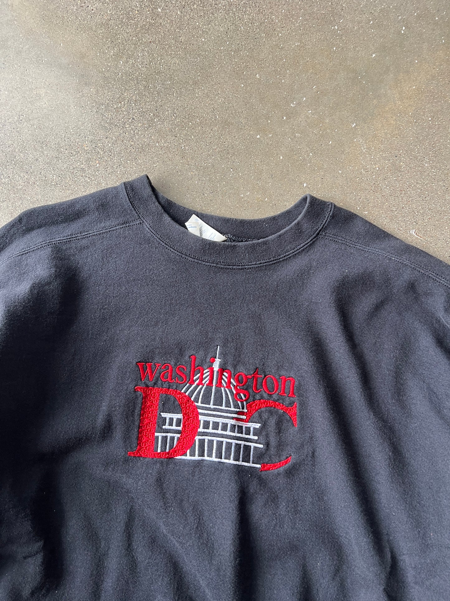 Vintage Black Washington DC Crew - XL