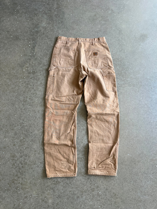 Vintage Tan Carhartt Carpenter Pants - 32x34
